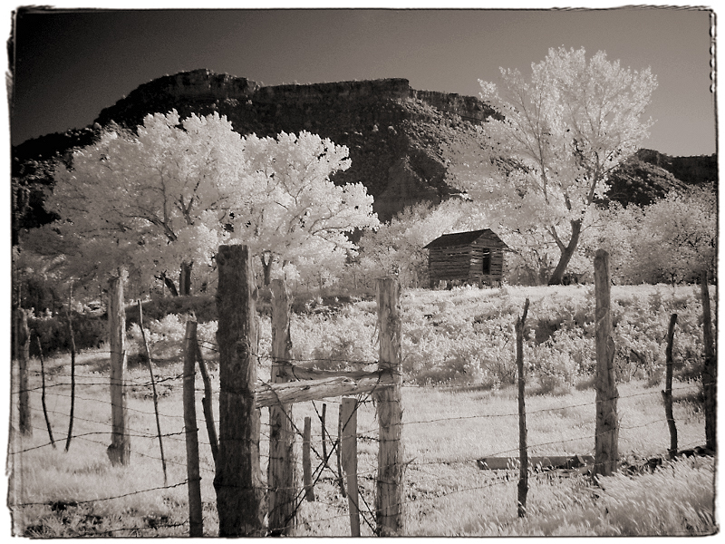 Gafton Ghost Town Infrared in Gafton Ghost Town, UT � Dave Hickey